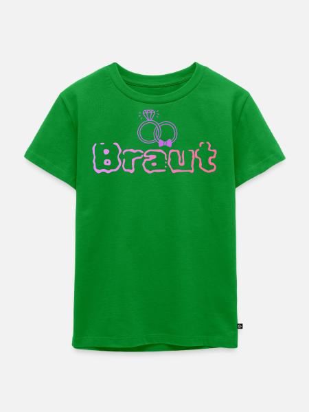 Braut - Kinder Premium Bio T-Shirt - Grün