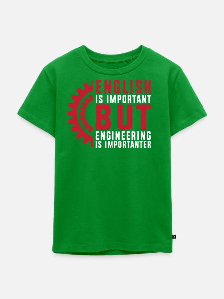 Ingenieur Student - Kinder Premium Bio T-Shirt - Grün