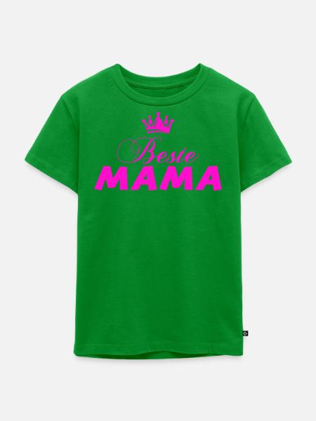 Beste Mama  - Kinder Premium Bio T-Shirt - Grün