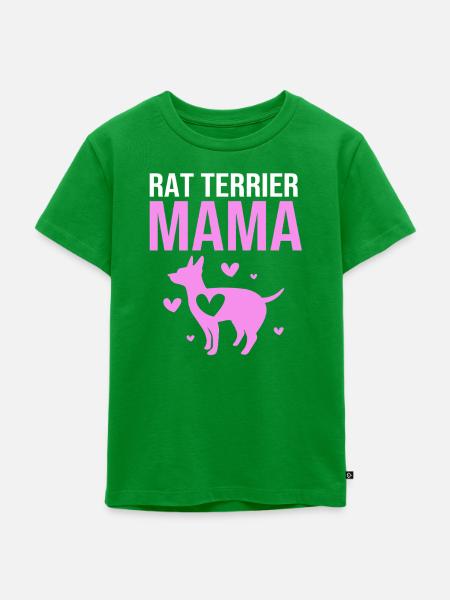 Rat Terrier - Kinder Premium Bio T-Shirt - Grün