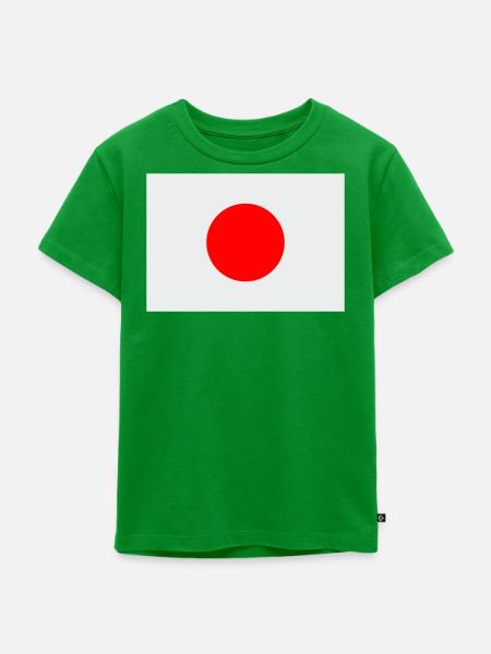 japan1 - Kinder Premium Bio T-Shirt - Grün