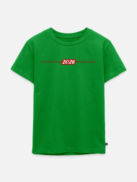 2026 Jahr - Kinder Premium Bio T-Shirt - Grün