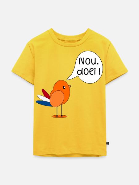 Na dann, tschüss - Kinder Premium Bio T-Shirt - Sonnengelb