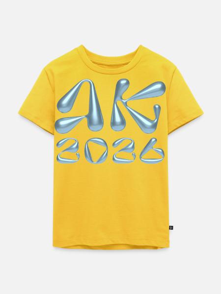 Flüssigmetall AK 2023 - Kinder Premium Bio T-Shirt - Sonnengelb