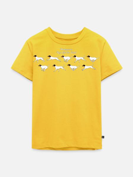 Bodegueros Run Like The Wind - Kinder Premium Bio T-Shirt - Sonnengelb