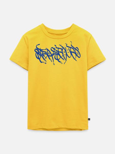 Strasbourg Streetart - Kinder Premium Bio T-Shirt - Sonnengelb