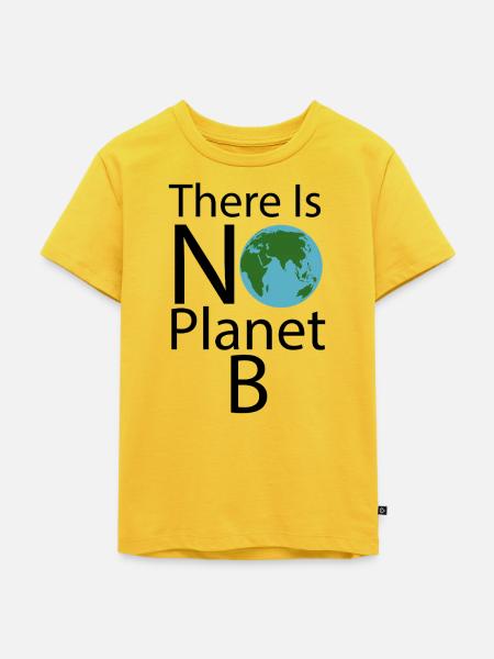 There_Is_No_Planet_B_Play_-_Environment - Kinder Premium Bio T-Shirt - Sonnengelb