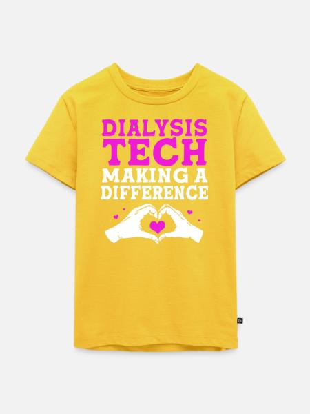 Dialyse-Techniker - Kinder Premium Bio T-Shirt - Sonnengelb