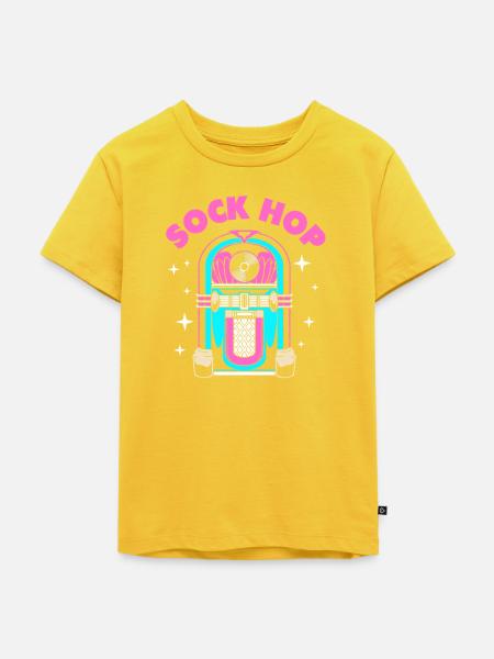 Sock Hop - Kinder Premium Bio T-Shirt - Sonnengelb