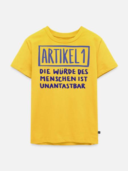 Artikel 1 - Kinder Premium Bio T-Shirt - Sonnengelb