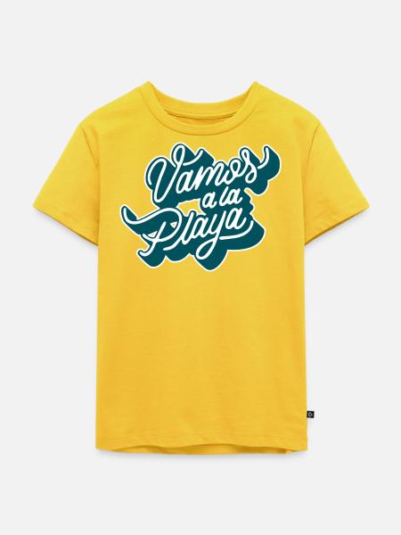 Vamos à la playa - Kinder Premium Bio T-Shirt - Sonnengelb