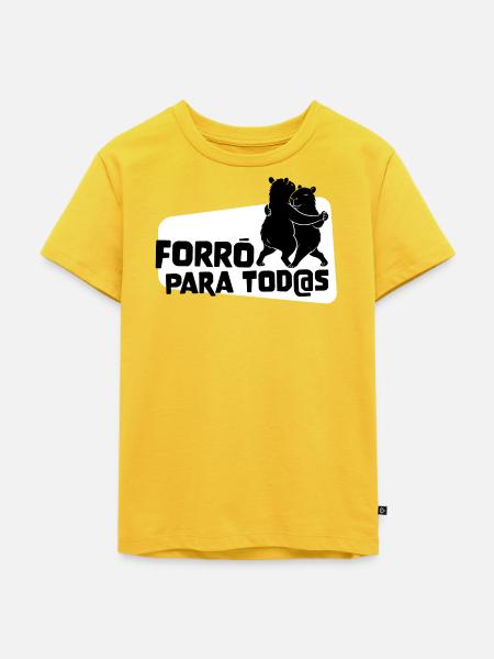 Forro para Todos – Tanzende Capybaras - Kinder Premium Bio T-Shirt - Sonnengelb