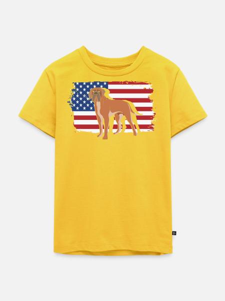 Bullmastiff - Kinder Premium Bio T-Shirt - Sonnengelb