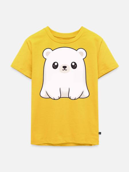 Eisbär - Kinder Premium Bio T-Shirt - Sonnengelb