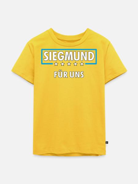 SIEGMUND - Kinder Premium Bio T-Shirt - Sonnengelb