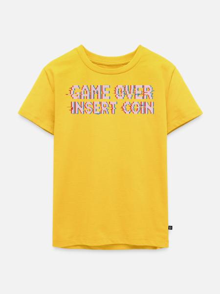 Retro Arcade Spielende Pixelglitch - Kinder Premium Bio T-Shirt - Sonnengelb