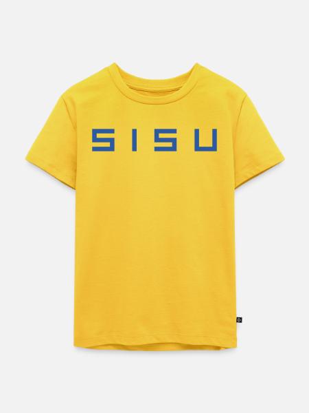 Sisu - Kinder Premium Bio T-Shirt - Sonnengelb