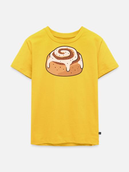 Cinnamon Roll - Kinder Premium Bio T-Shirt - Sonnengelb