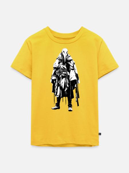 Der Doktor der Dunklen Pest - Kinder Premium Bio T-Shirt - Sonnengelb