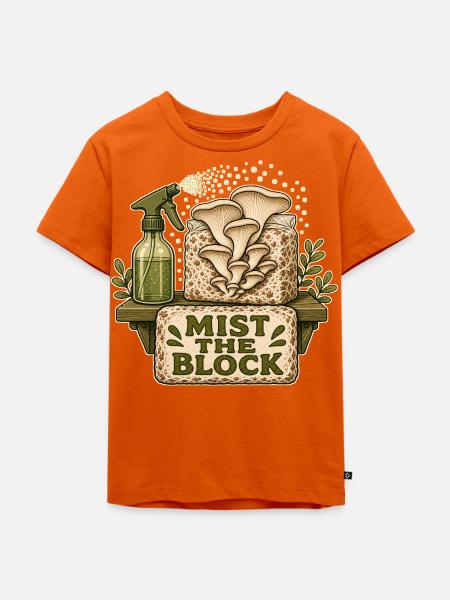 MIST THE BLOCK - Kinder Premium Bio T-Shirt - Orange 