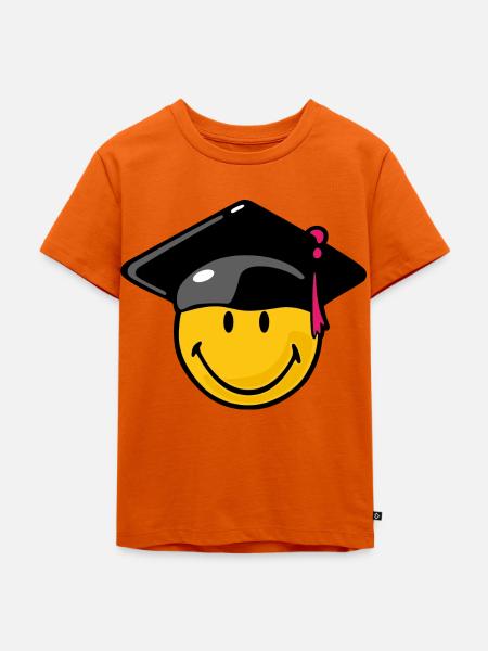 Smiley Graduation - Kinder Premium Bio T-Shirt - Orange