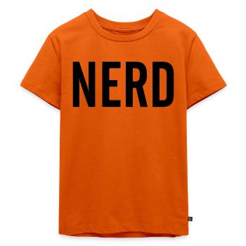 Nerd - T-shirt Premium bio Enfant - orange  - Devant - Hailey (125cm)