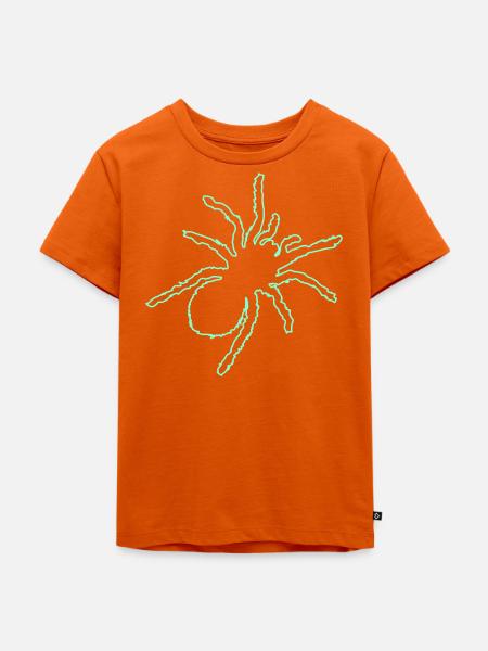 spinne - Kinder Premium Bio T-Shirt - Orange