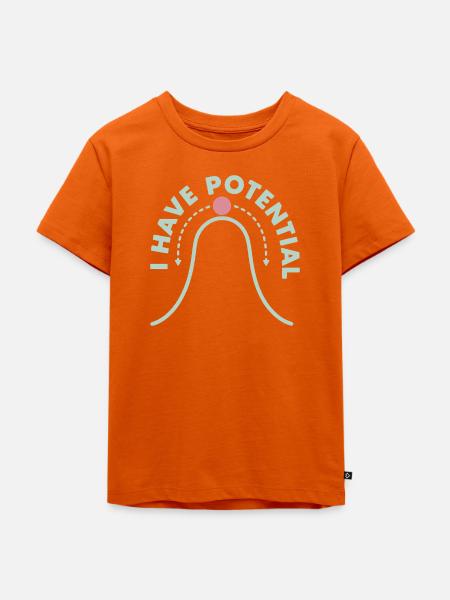 Ich habe Potenzial - Kinder Premium Bio T-Shirt - Orange