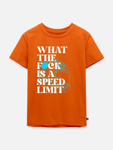 Auto - Kinder Premium Bio T-Shirt - Orange