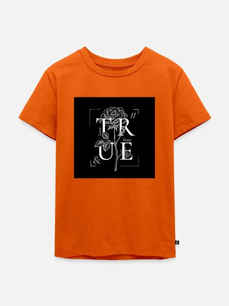 True - Kinder Premium Bio T-Shirt - Orange