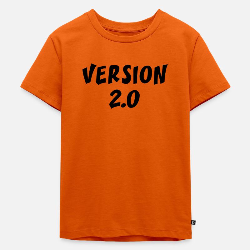 Version 2.0 - Kinder Premium Bio T-Shirt - Orange 
