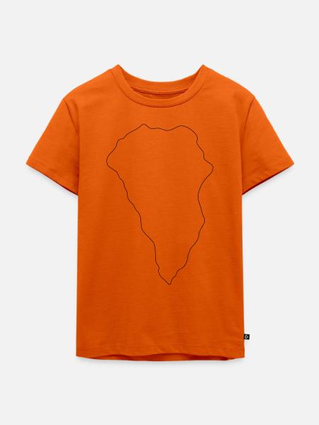 La Palma - Kinder Premium Bio T-Shirt - Orange 