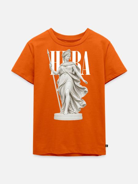 Hera-Göttin - Kinder Premium Bio T-Shirt - Orange