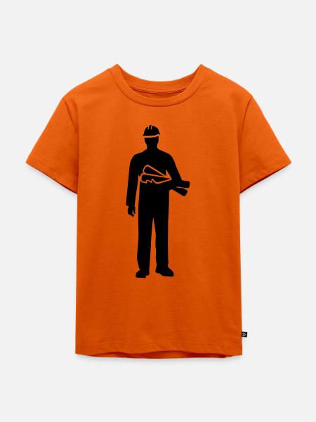 Bauleiter - Kinder Premium Bio T-Shirt - Orange