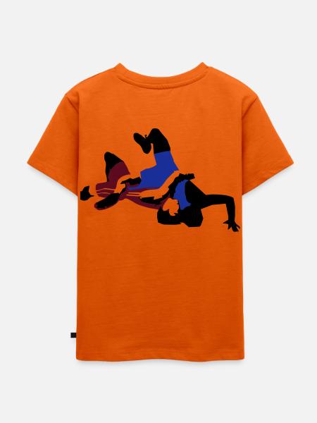 Ringer, Ringen - Kinder Premium Bio T-Shirt - Orange