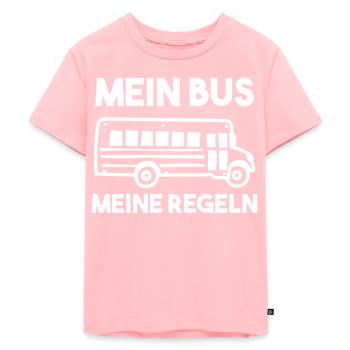Busfahrer Spruch - Kinder Premium Bio T-Shirt - Rosa - Vorne - AI Model Kid Female (0cm)
