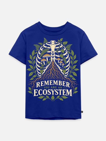 Denk daran, du bist ein Ökosystem - Kinder Premium Bio T-Shirt - Royalblau