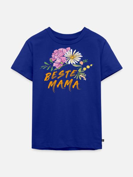 Beste Mama  - Kinder Premium Bio T-Shirt - Royalblau