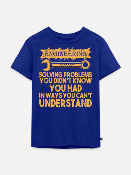 Ingenieur Student - Kinder Premium Bio T-Shirt - Royalblau