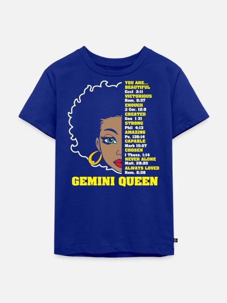 Sternzeichen Zwilling - Kinder Premium Bio T-Shirt - Royalblau