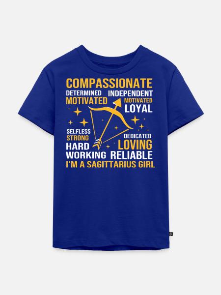Sternzeichen Schütze - Kinder Premium Bio T-Shirt - Royalblau