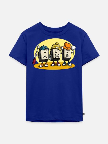 Ctrl-cmd-restart - Kinder Premium Bio T-Shirt - Royalblau