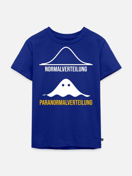Paranormalverteilung Statistik - Kinder Premium Bio T-Shirt - Royalblau