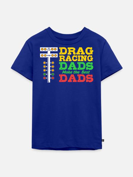 Drag Race Vater Papa Dad - Kinder Premium Bio T-Shirt - Royalblau