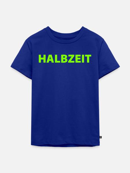Team | Halbzeit - Kinder Premium Bio T-Shirt - Royalblau