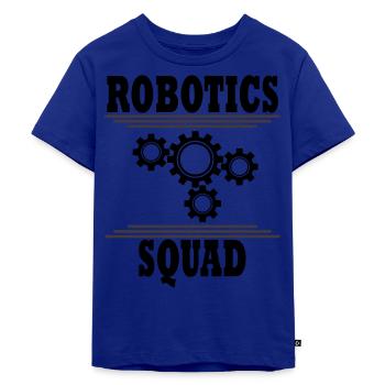 Robotis Funny Quote Robotic Engineer Mechanics - Kids Premium Organic T-Shirt - royal blue - Front - AI Model Kid Male (0cm)