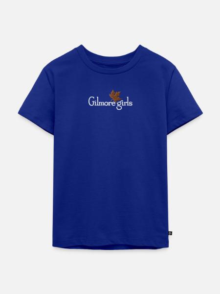 Gilmore Girls Logo Stickdesign - Kinder Premium Bio T-Shirt - Royalblau