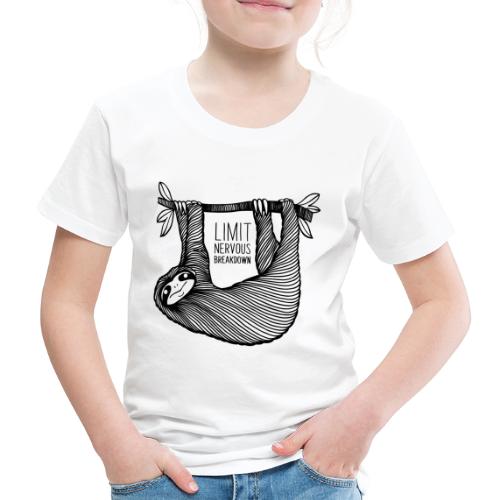 Le paresseux, animal, limit nervous breakdown - T-shirt Premium Enfant