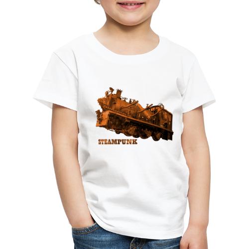 Steampunk Lokomotive Neuseeland - Kinder Premium T-Shirt