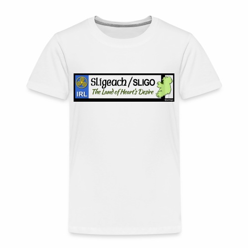 CO. SLIGO, IRELAND: licence plate tag style - Kids' Premium T-Shirt